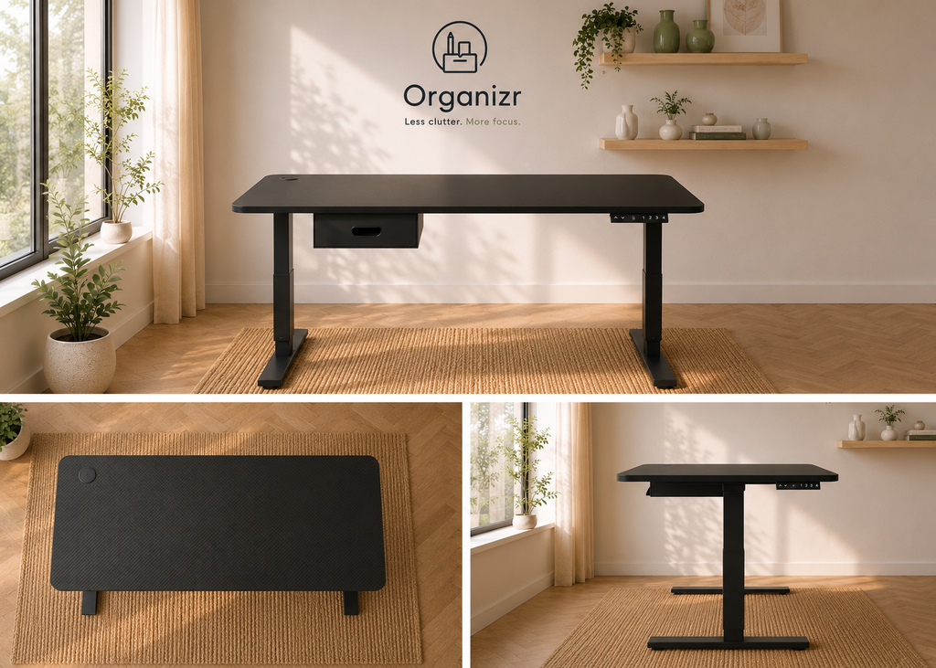 Organizr Electric Height Adjustable Standing Desk