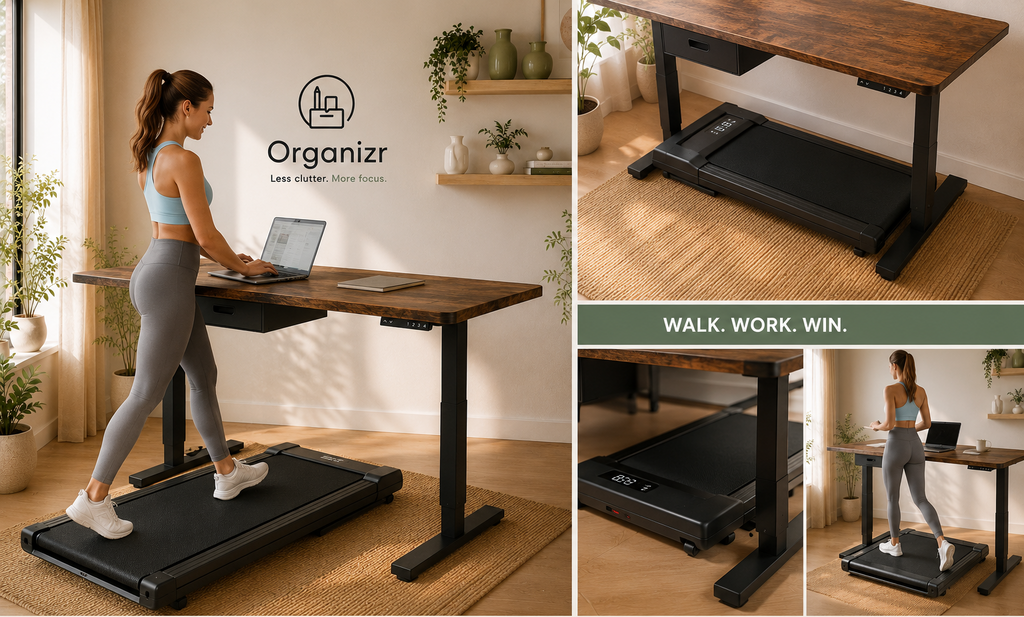 Organizr Under Desk Walking Pad