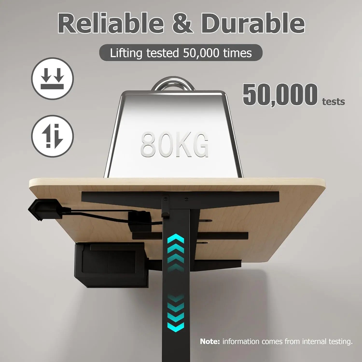 Organizr Electric Height Adjustable Standing Desk