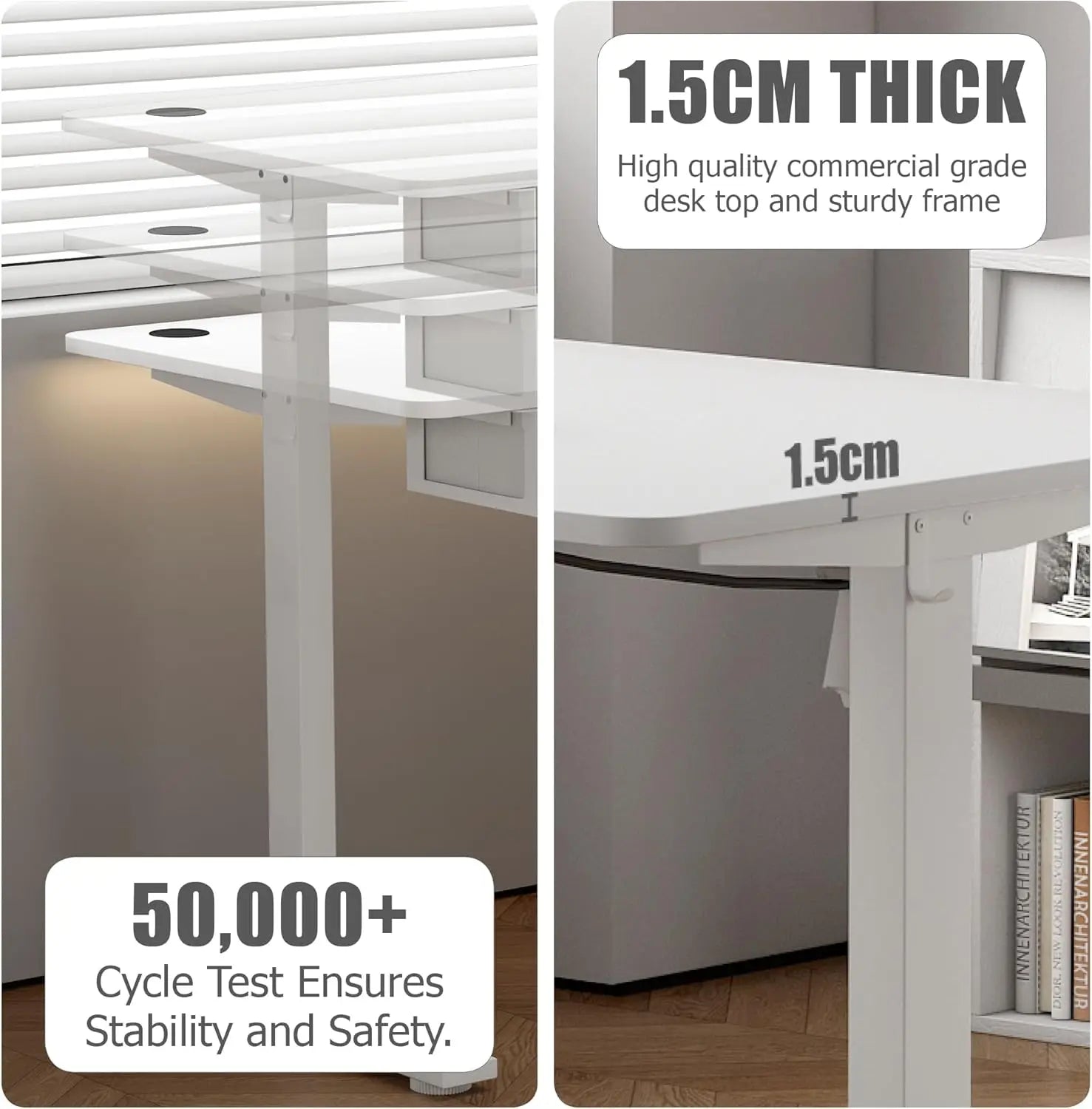 Organizr Electric Height Adjustable Standing Desk